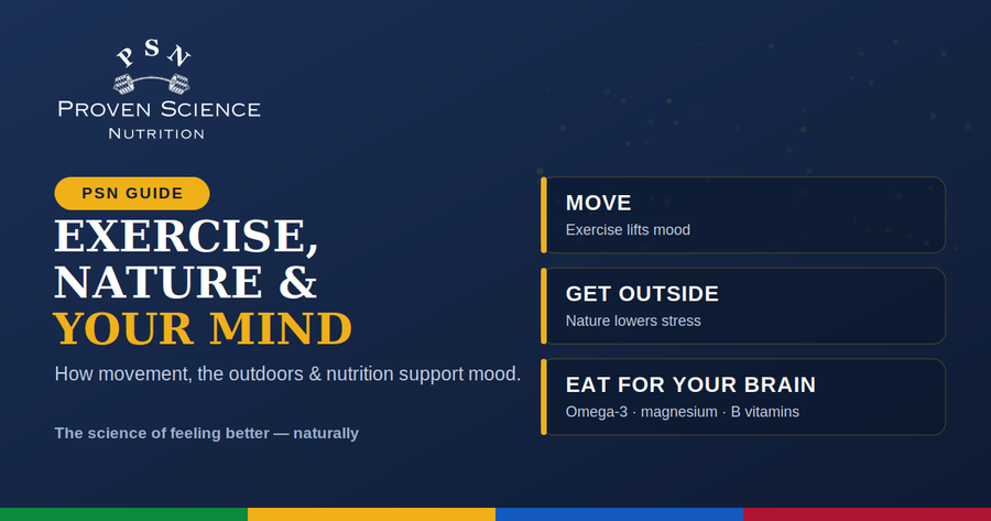 Exercise, Nature, and Nutrition: How Movement and the Outdoors Support Mental Health