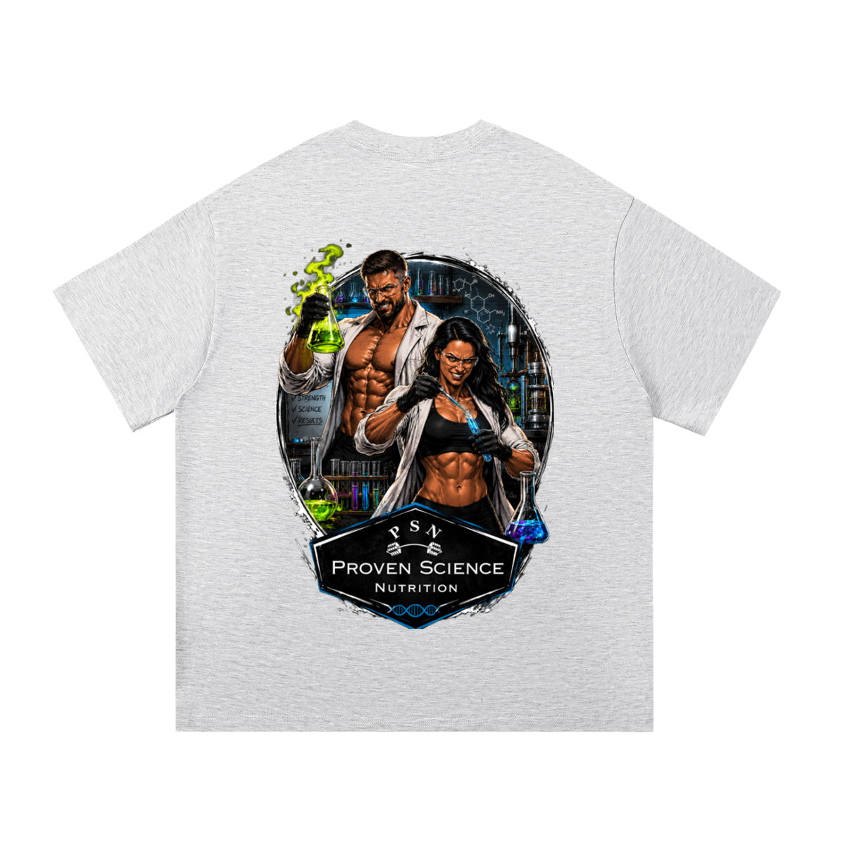 Oversized T shirt PSN Mad Scientist