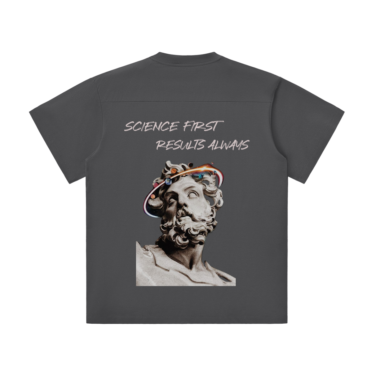 PSN Lightweight Oversized Tee – Greek Statue Back
