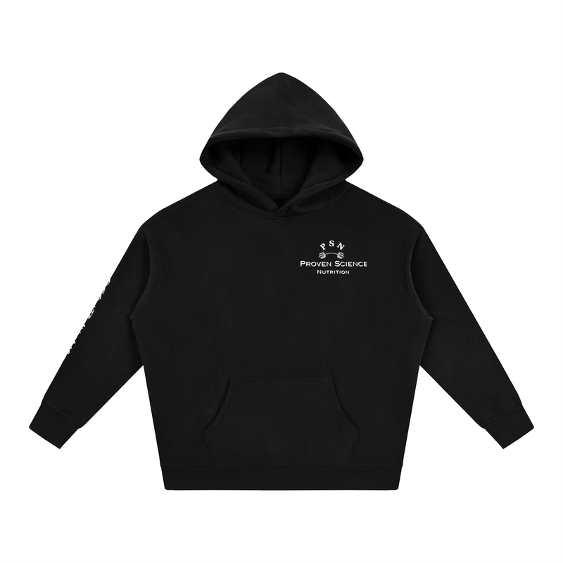 Oversize PSN Mad Scientist Fleeced Hoodie (white logo)
