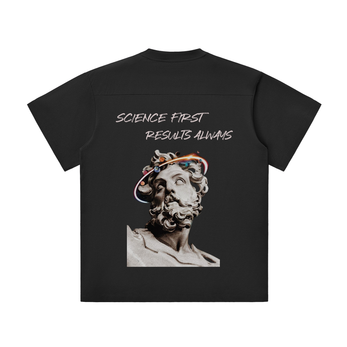 PSN Lightweight Oversized Tee – Greek Statue Back