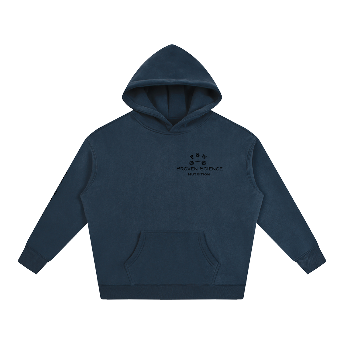Oversize PSN Mad Scientist Fleeced Hoodie (black logo)