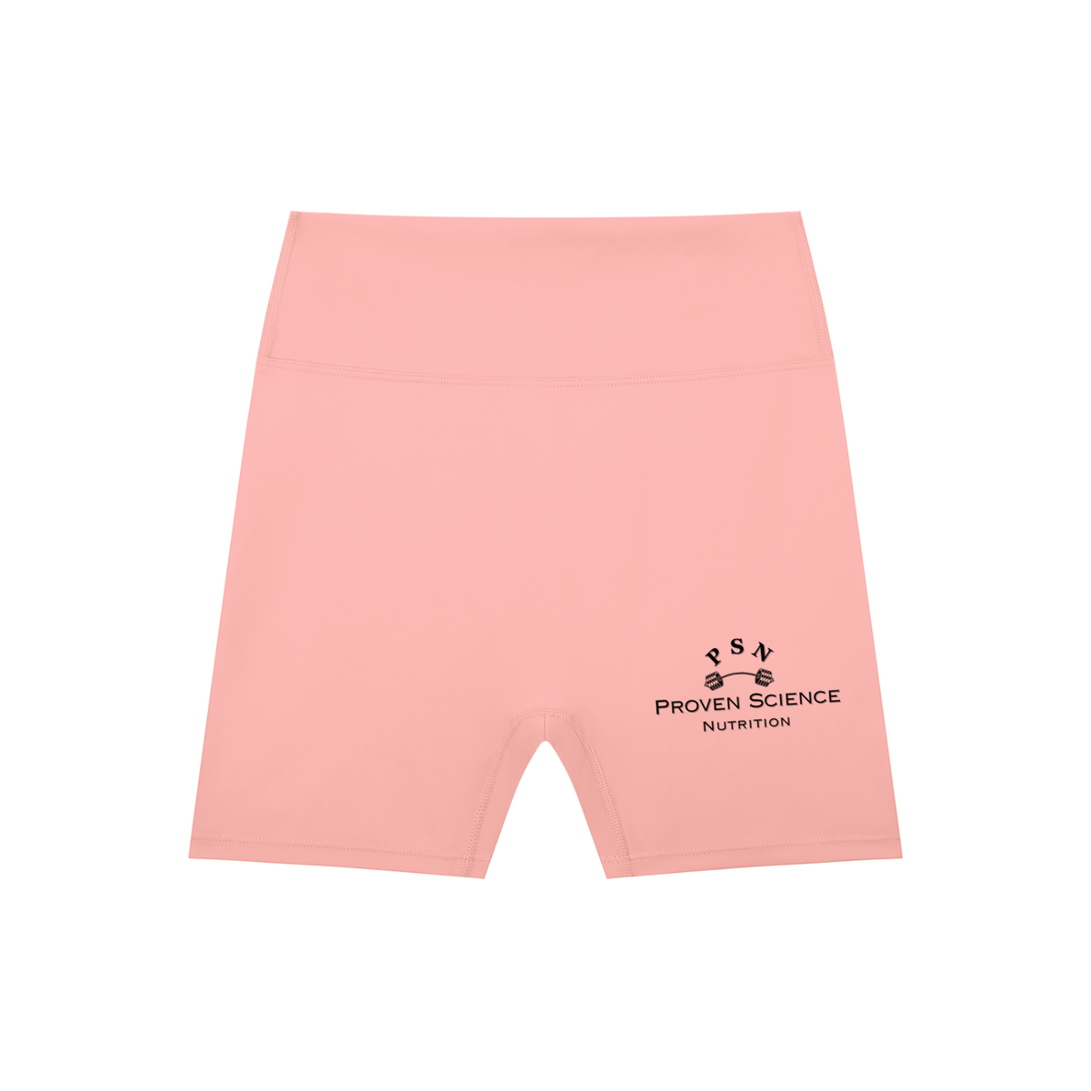 PSN High-Waisted Shorts - Black Logo