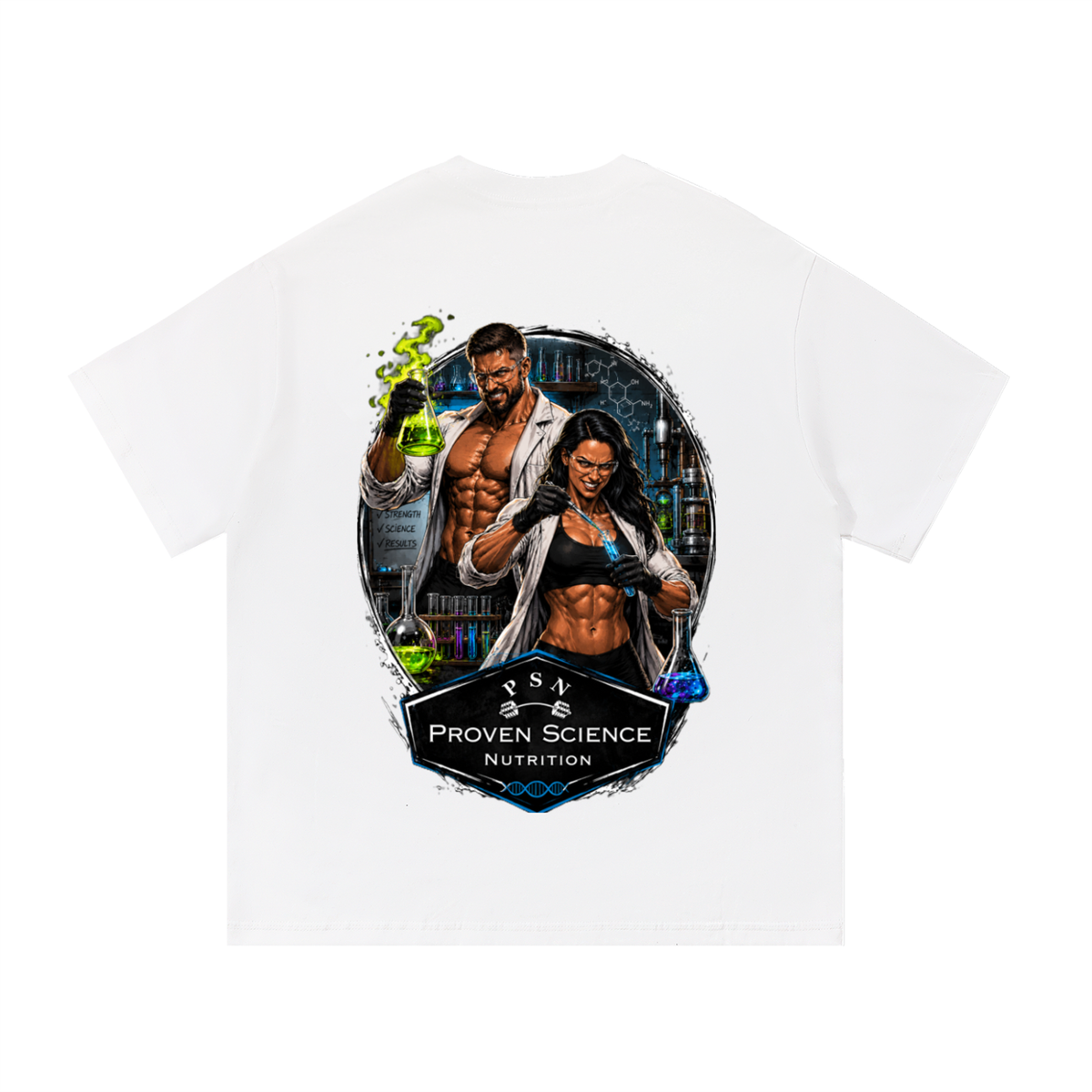 Oversized T shirt PSN Mad Scientist