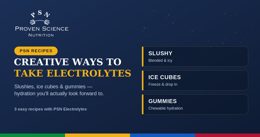 Creative Recipes to Consume Your Proven Science Nutrition Electrolytes