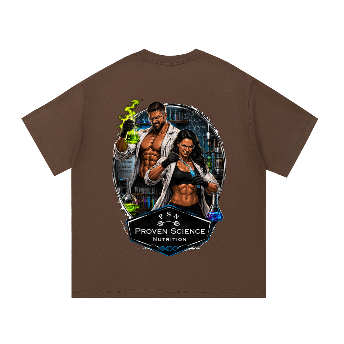 Oversized T shirt PSN Mad Scientist