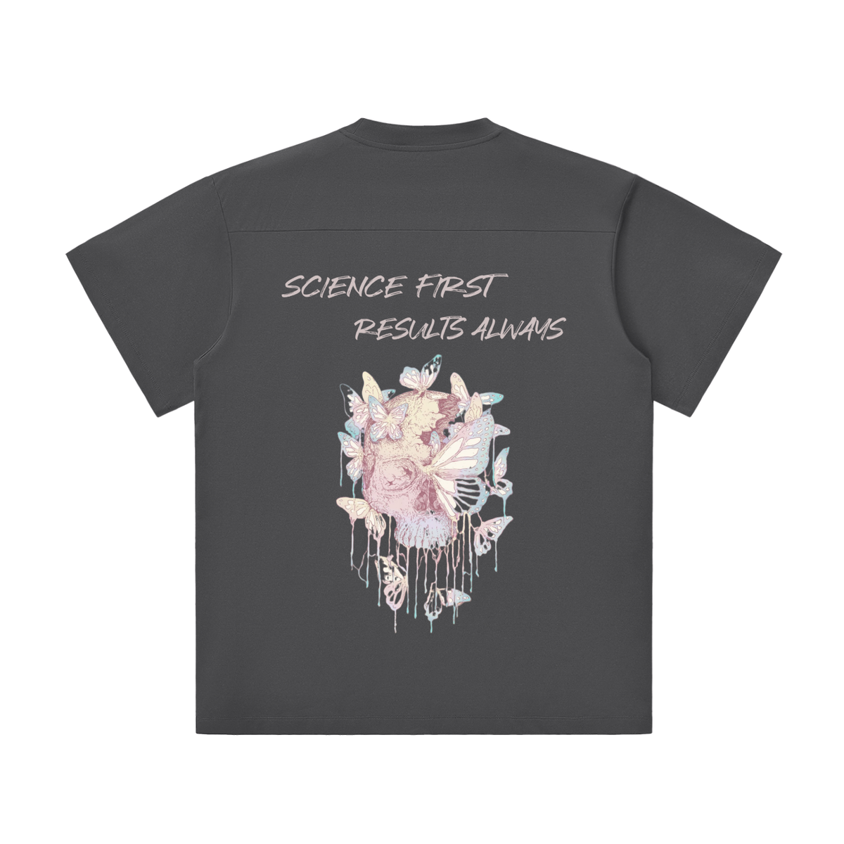 PSN Lightweight Oversized Tee – Floral Back