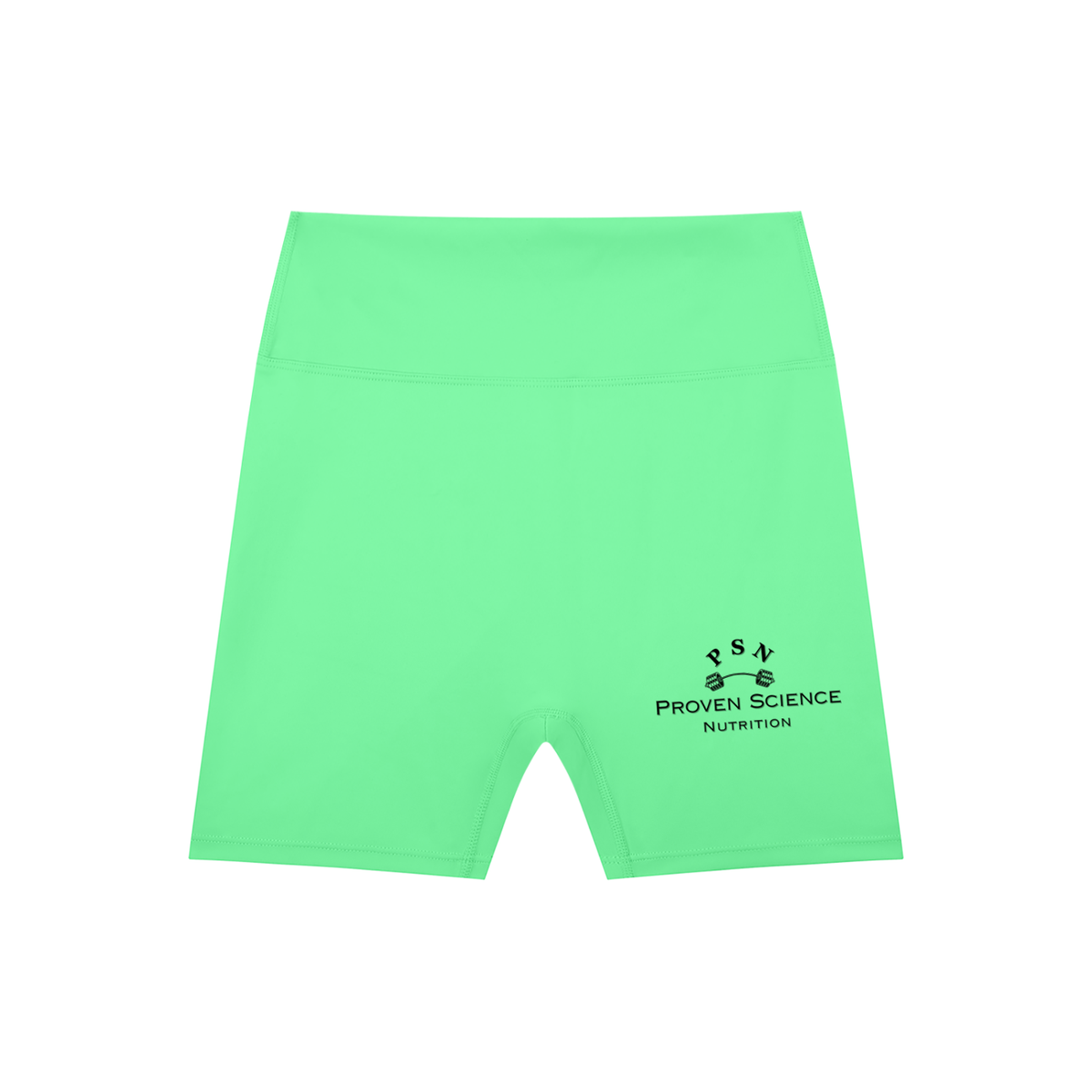 PSN High-Waisted Shorts - Black Logo