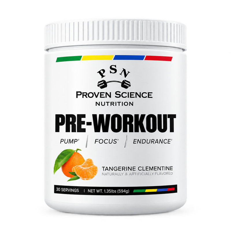 PSN Pre-Workout tub, Tangerine Clementine