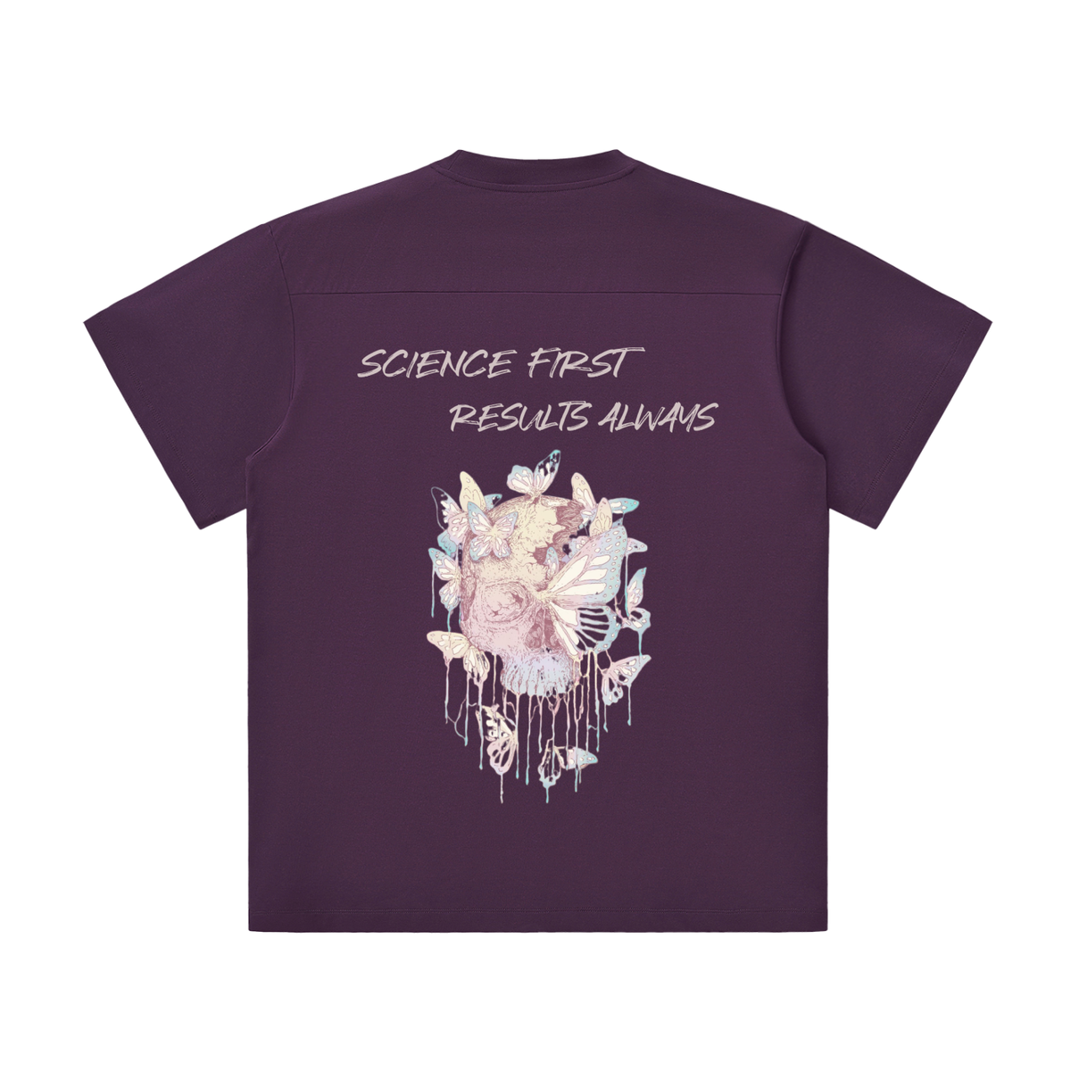 PSN Lightweight Oversized Tee – Floral Back