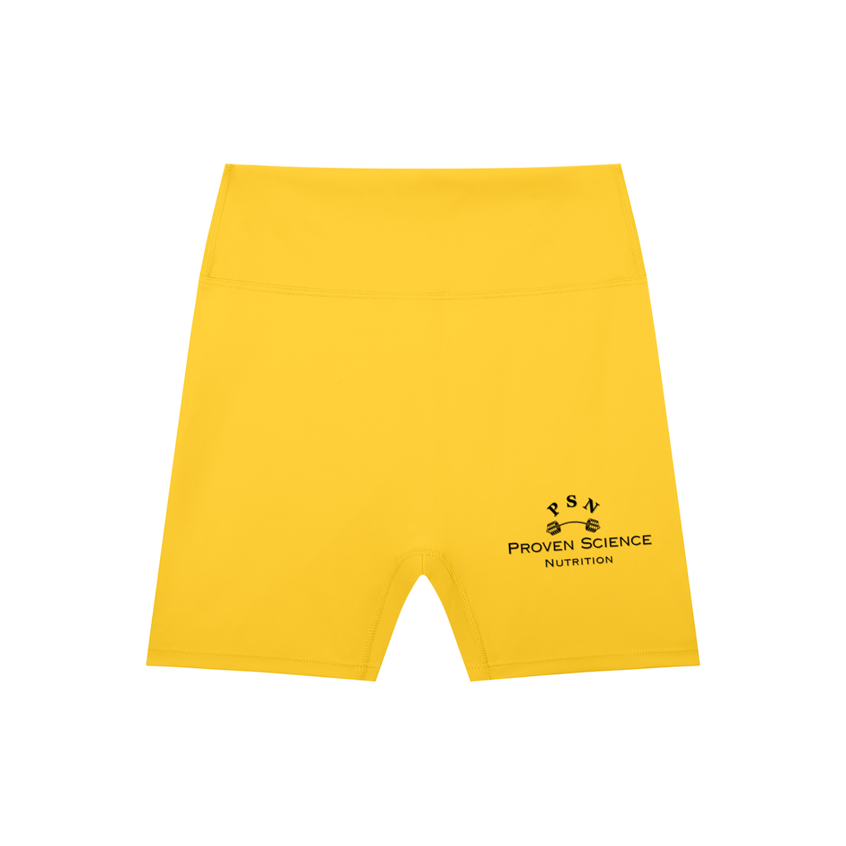 PSN High-Waisted Shorts - Black Logo
